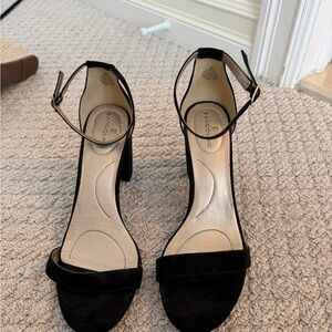 Bandolino Elegant Black Heeled Sandals